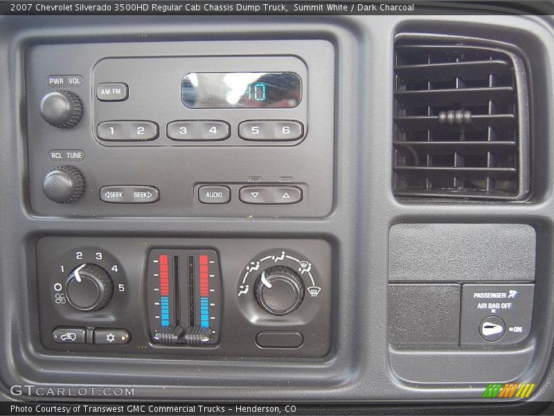 Summit White / Dark Charcoal 2007 Chevrolet Silverado 3500HD Regular Cab Chassis Dump Truck