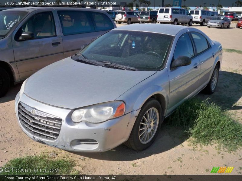 Brilliant Silver Metallic / Charcoal 2005 Chrysler Sebring Sedan
