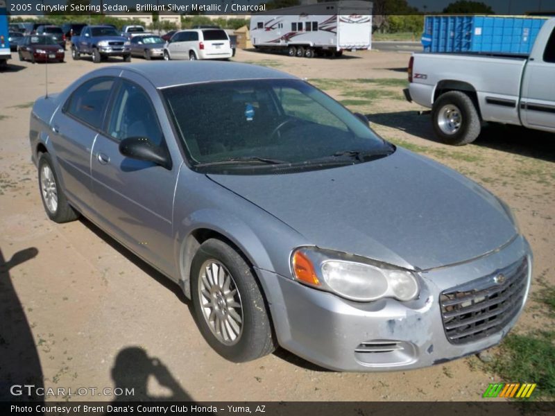 Brilliant Silver Metallic / Charcoal 2005 Chrysler Sebring Sedan