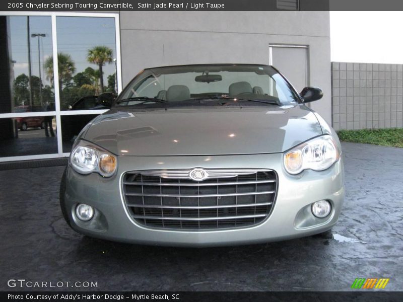 Satin Jade Pearl / Light Taupe 2005 Chrysler Sebring Touring Convertible
