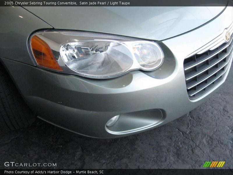 Satin Jade Pearl / Light Taupe 2005 Chrysler Sebring Touring Convertible