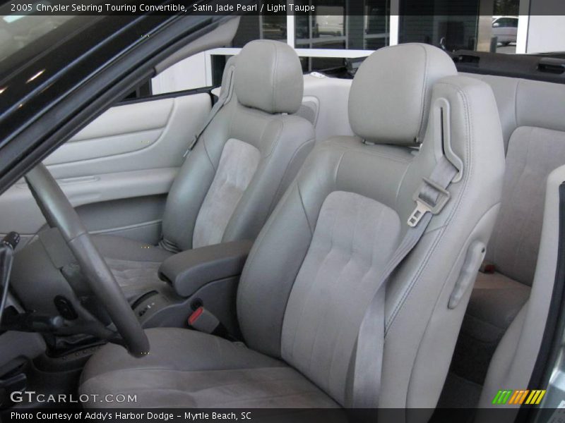 Satin Jade Pearl / Light Taupe 2005 Chrysler Sebring Touring Convertible