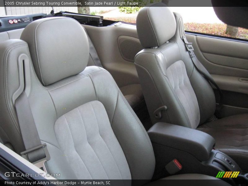 Satin Jade Pearl / Light Taupe 2005 Chrysler Sebring Touring Convertible