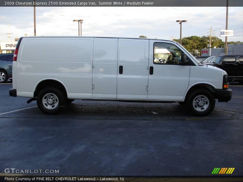 Summit White / Medium Pewter 2009 Chevrolet Express 2500 Extended Cargo Van