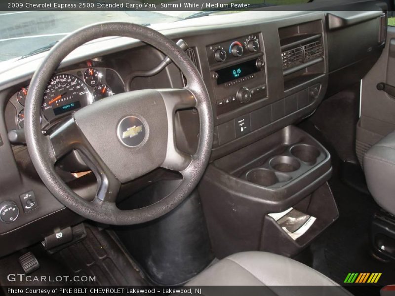Summit White / Medium Pewter 2009 Chevrolet Express 2500 Extended Cargo Van