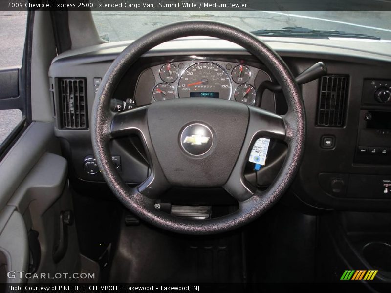 Summit White / Medium Pewter 2009 Chevrolet Express 2500 Extended Cargo Van