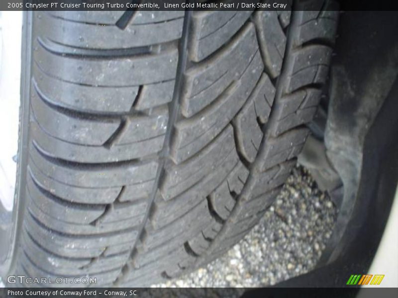 Linen Gold Metallic Pearl / Dark Slate Gray 2005 Chrysler PT Cruiser Touring Turbo Convertible