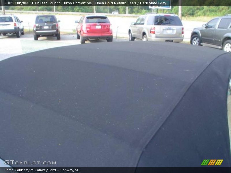 Linen Gold Metallic Pearl / Dark Slate Gray 2005 Chrysler PT Cruiser Touring Turbo Convertible