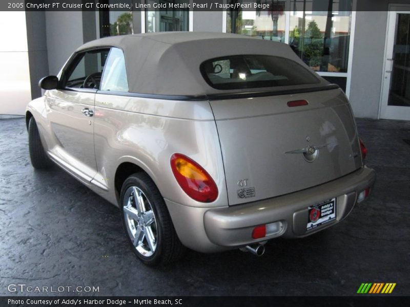 Linen Gold Metallic Pearl / Taupe/Pearl Beige 2005 Chrysler PT Cruiser GT Convertible