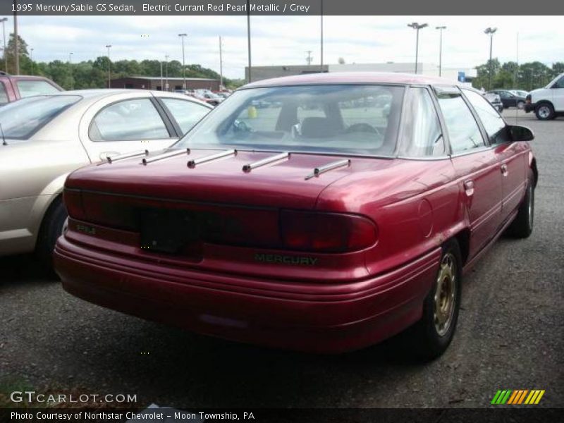 Electric Currant Red Pearl Metallic / Grey 1995 Mercury Sable GS Sedan