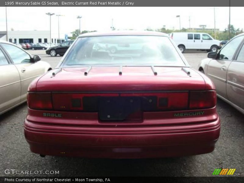 Electric Currant Red Pearl Metallic / Grey 1995 Mercury Sable GS Sedan