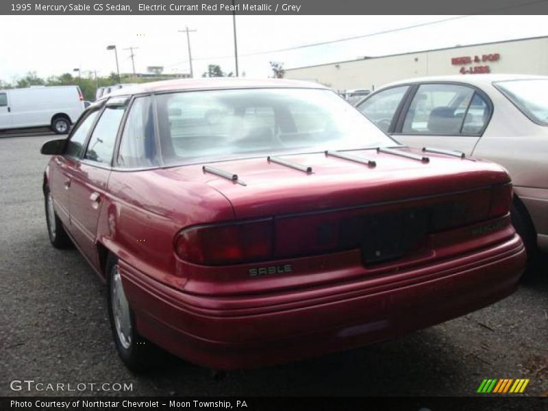 Electric Currant Red Pearl Metallic / Grey 1995 Mercury Sable GS Sedan