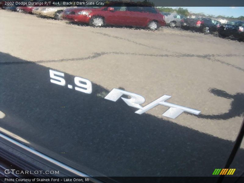 Black / Dark Slate Gray 2002 Dodge Durango R/T 4x4