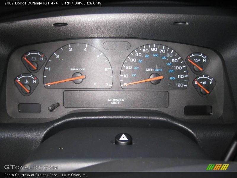 Black / Dark Slate Gray 2002 Dodge Durango R/T 4x4