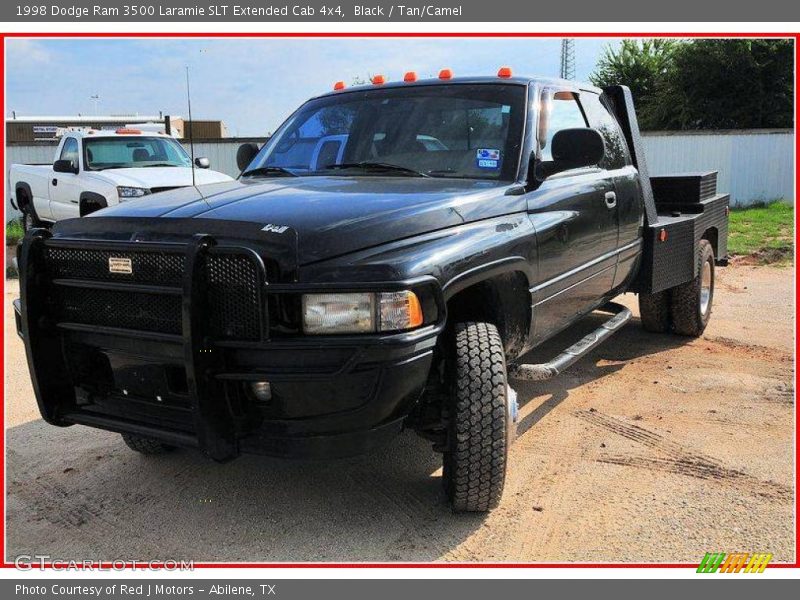 Black / Tan/Camel 1998 Dodge Ram 3500 Laramie SLT Extended Cab 4x4