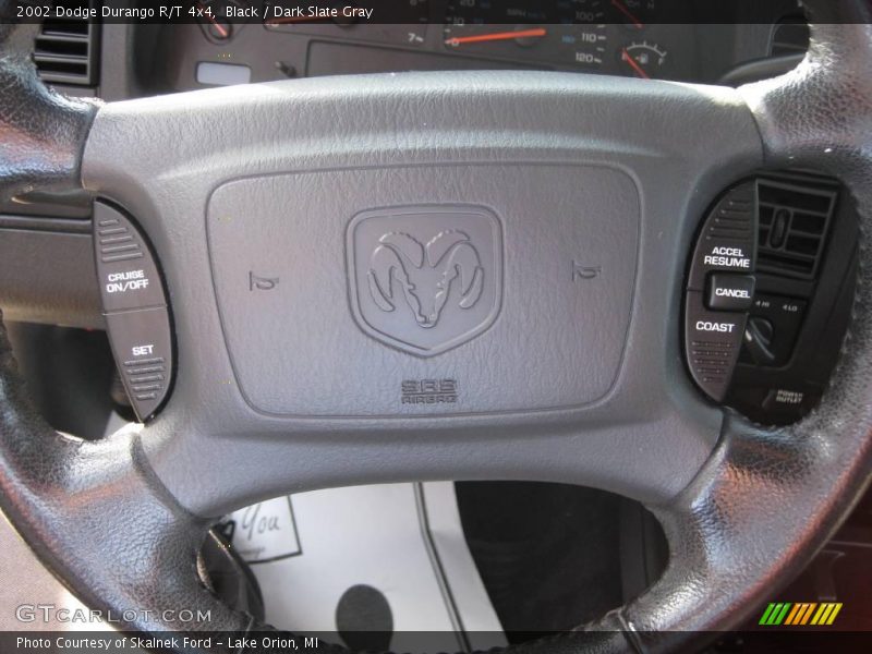 Black / Dark Slate Gray 2002 Dodge Durango R/T 4x4