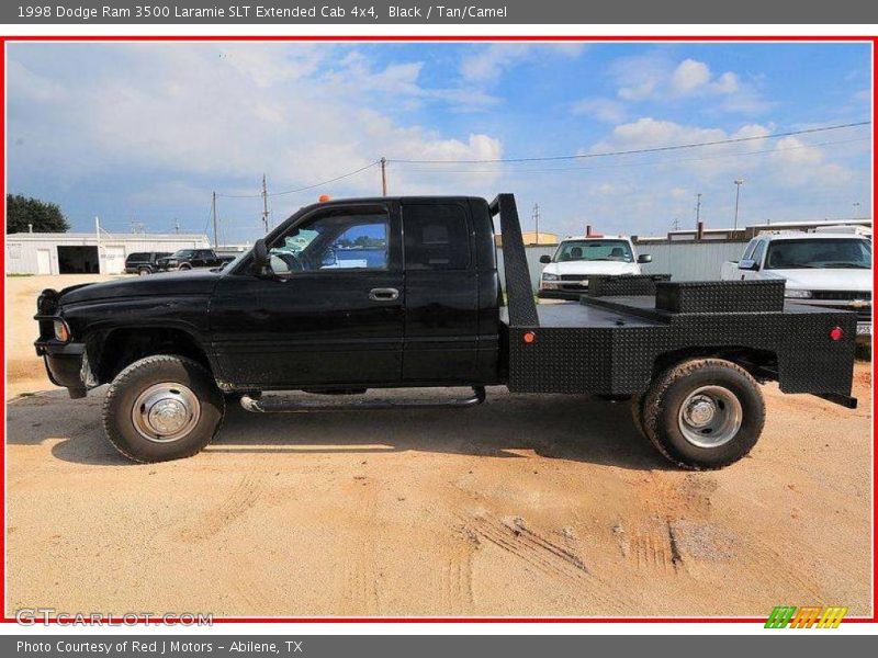 Black / Tan/Camel 1998 Dodge Ram 3500 Laramie SLT Extended Cab 4x4