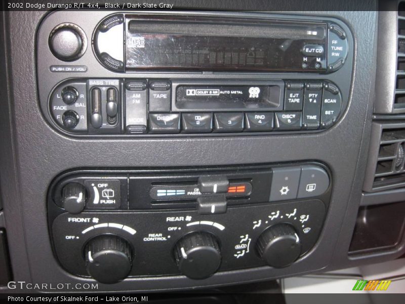 Black / Dark Slate Gray 2002 Dodge Durango R/T 4x4