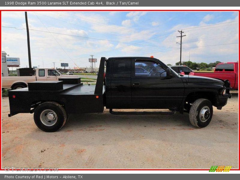 Black / Tan/Camel 1998 Dodge Ram 3500 Laramie SLT Extended Cab 4x4