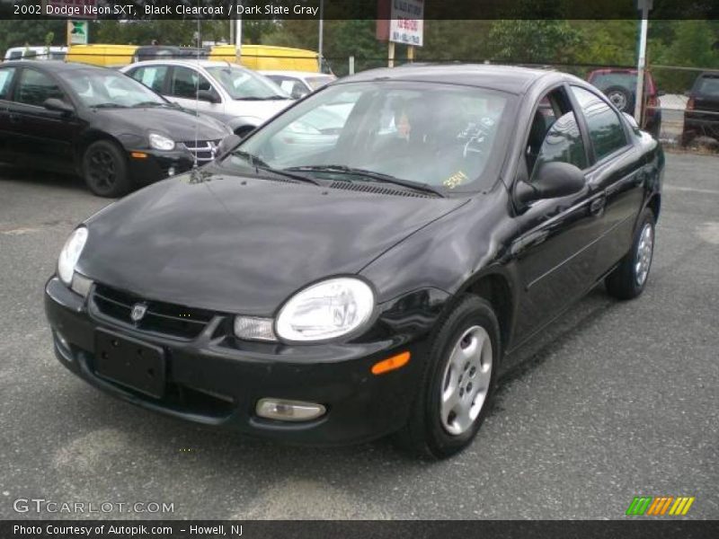 Black Clearcoat / Dark Slate Gray 2002 Dodge Neon SXT