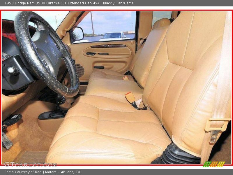 Black / Tan/Camel 1998 Dodge Ram 3500 Laramie SLT Extended Cab 4x4