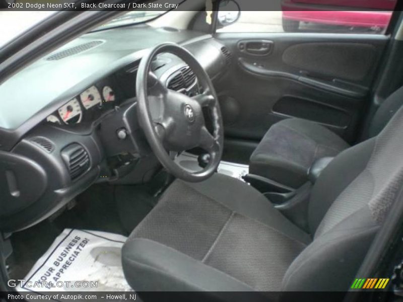 Black Clearcoat / Dark Slate Gray 2002 Dodge Neon SXT