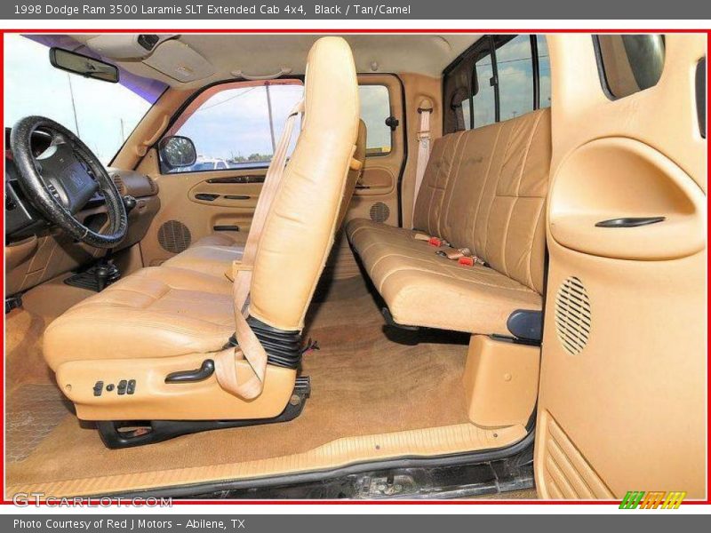 Black / Tan/Camel 1998 Dodge Ram 3500 Laramie SLT Extended Cab 4x4