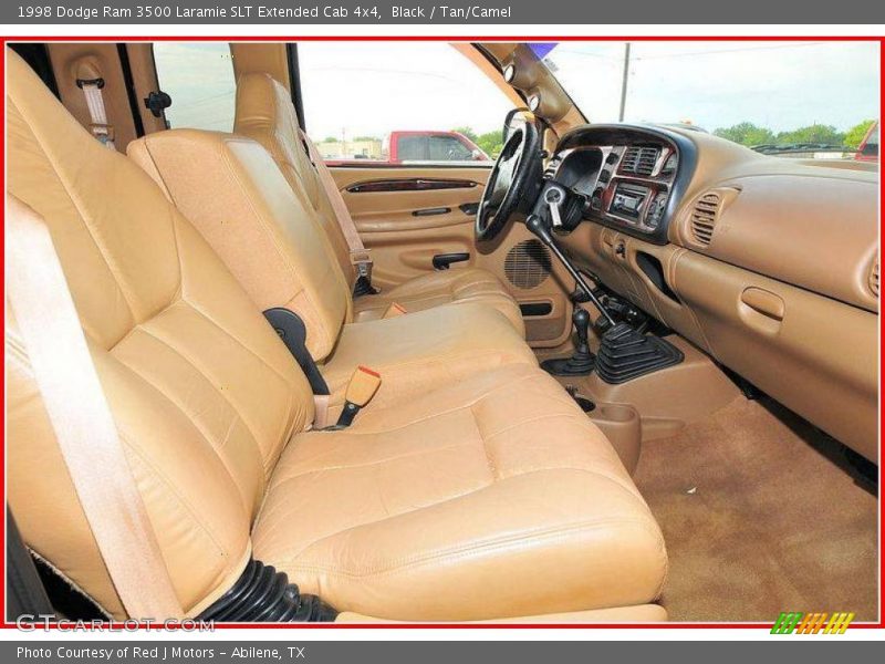 Black / Tan/Camel 1998 Dodge Ram 3500 Laramie SLT Extended Cab 4x4