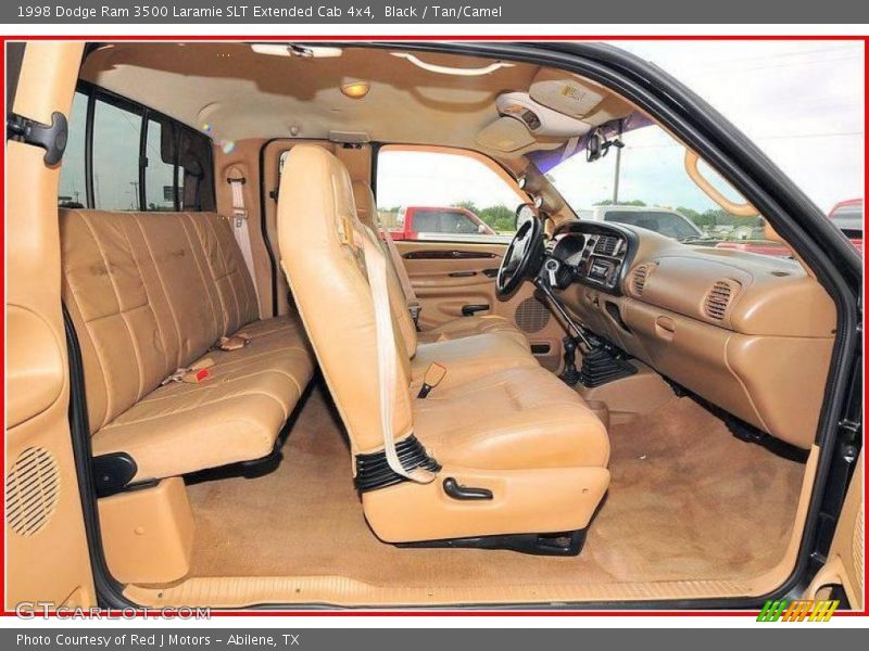 Black / Tan/Camel 1998 Dodge Ram 3500 Laramie SLT Extended Cab 4x4