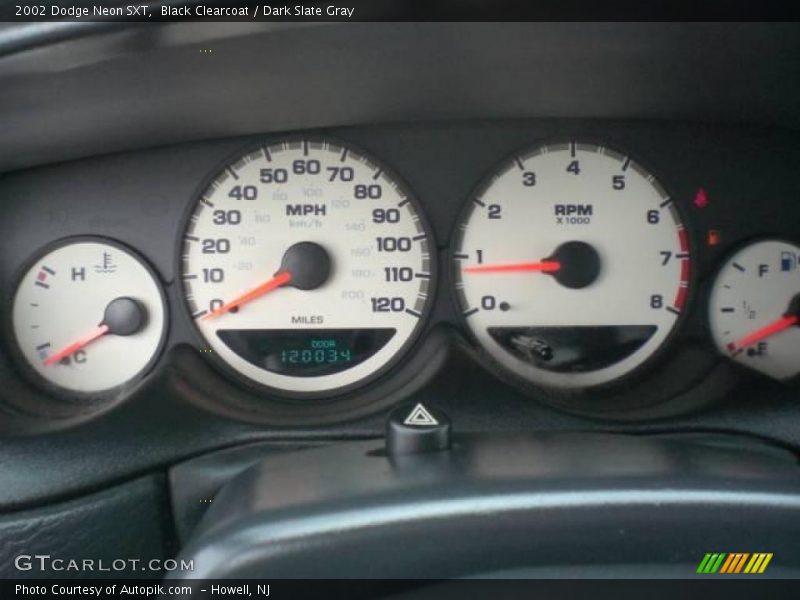 Black Clearcoat / Dark Slate Gray 2002 Dodge Neon SXT