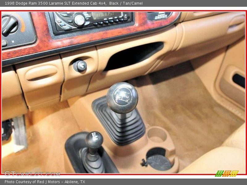 Black / Tan/Camel 1998 Dodge Ram 3500 Laramie SLT Extended Cab 4x4