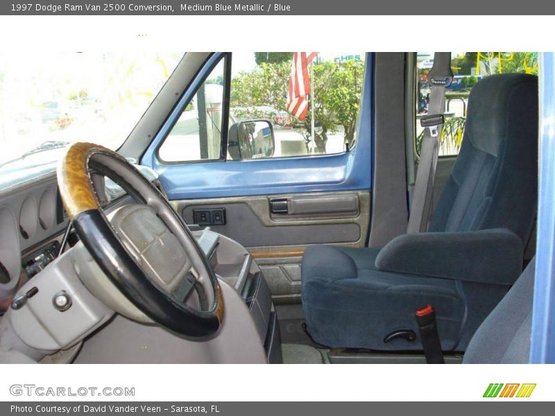 Medium Blue Metallic / Blue 1997 Dodge Ram Van 2500 Conversion