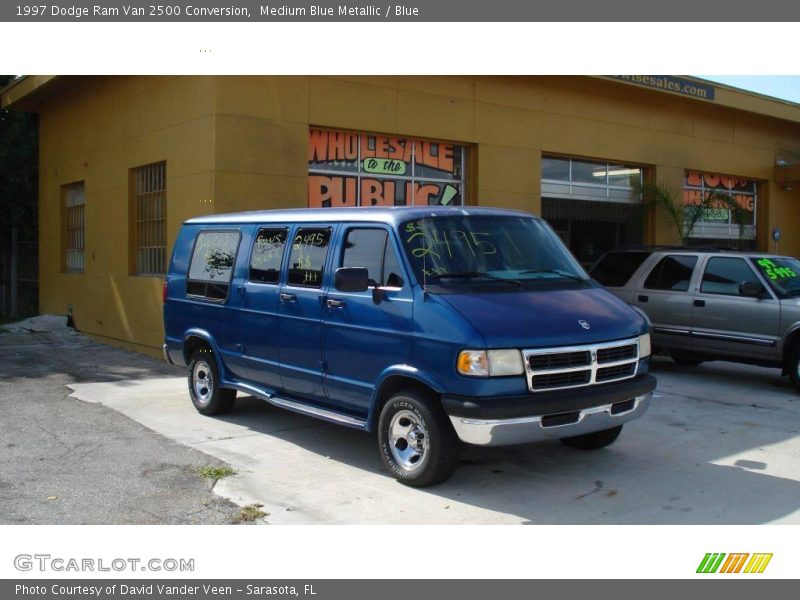Medium Blue Metallic / Blue 1997 Dodge Ram Van 2500 Conversion