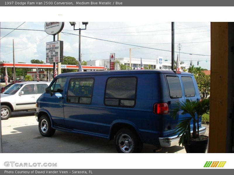 Medium Blue Metallic / Blue 1997 Dodge Ram Van 2500 Conversion