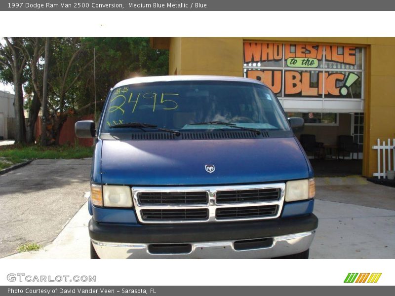 Medium Blue Metallic / Blue 1997 Dodge Ram Van 2500 Conversion