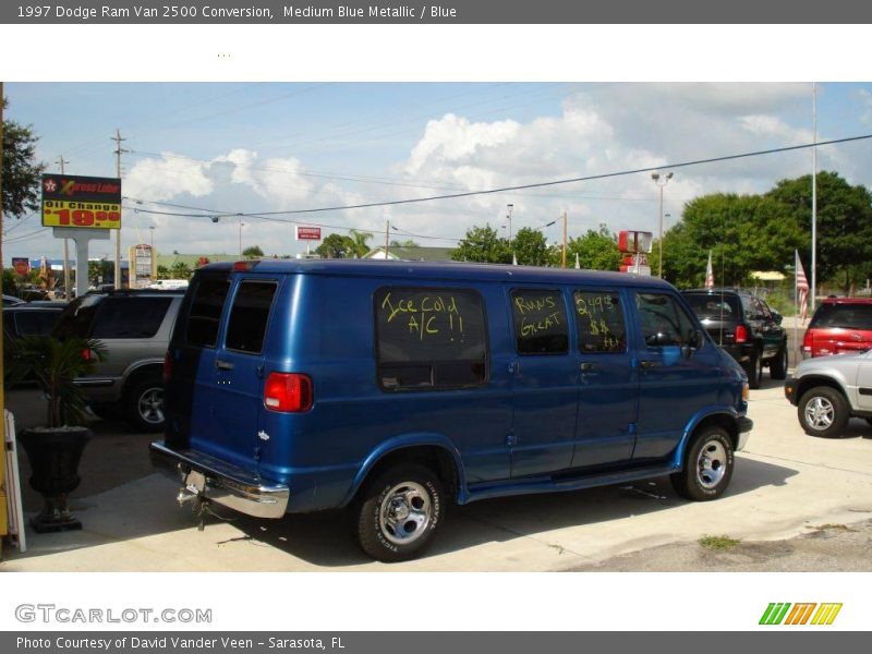 Medium Blue Metallic / Blue 1997 Dodge Ram Van 2500 Conversion
