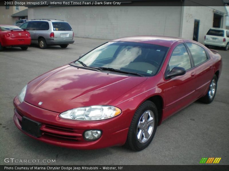 Inferno Red Tinted Pearl / Dark Slate Gray 2003 Dodge Intrepid SXT