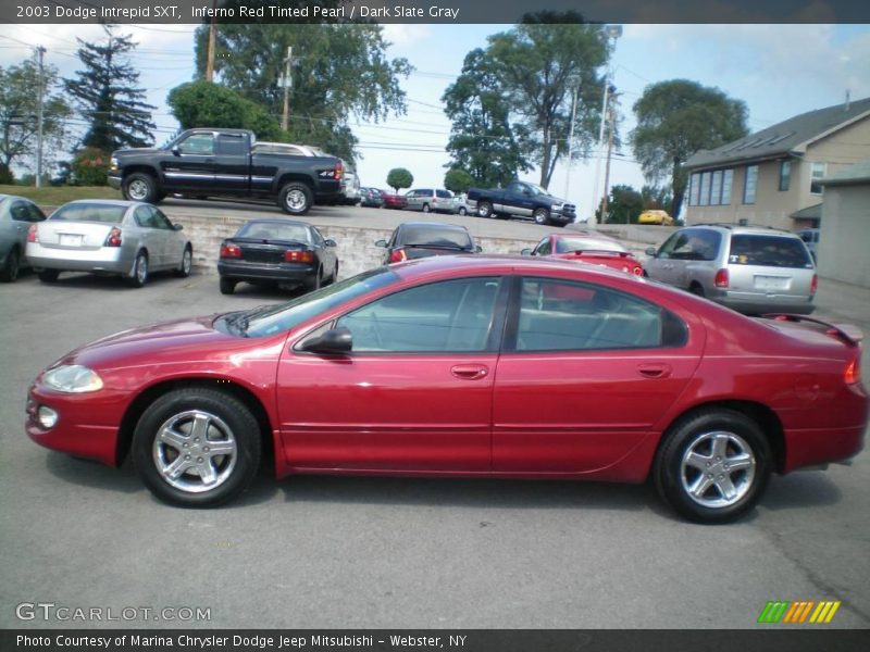 Inferno Red Tinted Pearl / Dark Slate Gray 2003 Dodge Intrepid SXT