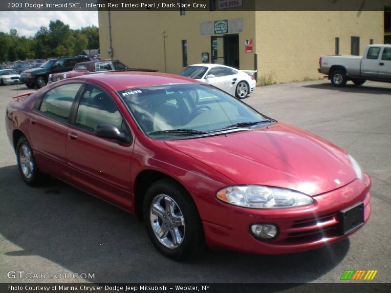 Inferno Red Tinted Pearl / Dark Slate Gray 2003 Dodge Intrepid SXT