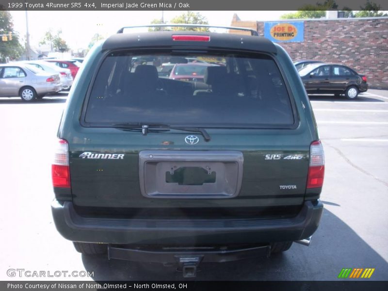 Imperial Jade Green Mica / Oak 1999 Toyota 4Runner SR5 4x4