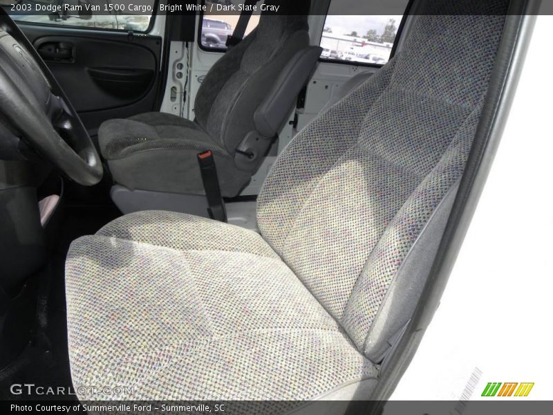 Bright White / Dark Slate Gray 2003 Dodge Ram Van 1500 Cargo
