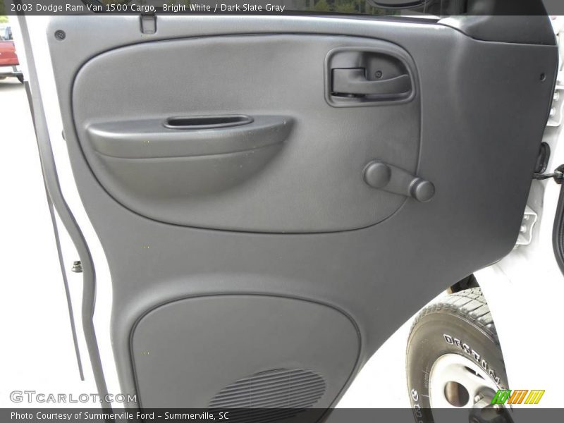 Bright White / Dark Slate Gray 2003 Dodge Ram Van 1500 Cargo