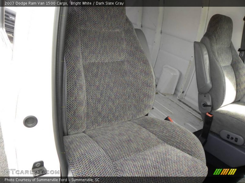 Bright White / Dark Slate Gray 2003 Dodge Ram Van 1500 Cargo