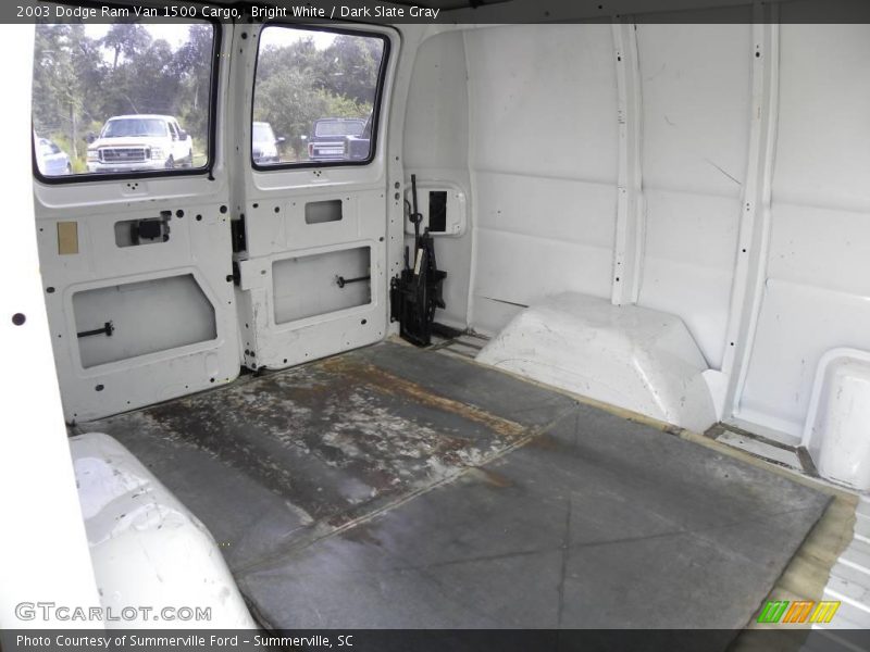 Bright White / Dark Slate Gray 2003 Dodge Ram Van 1500 Cargo