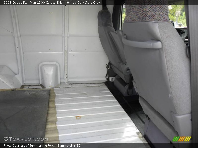 Bright White / Dark Slate Gray 2003 Dodge Ram Van 1500 Cargo