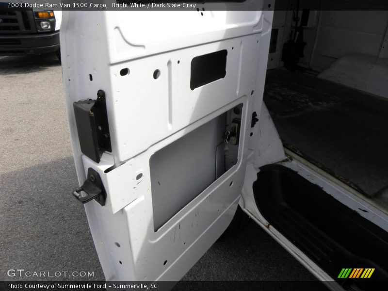 Bright White / Dark Slate Gray 2003 Dodge Ram Van 1500 Cargo
