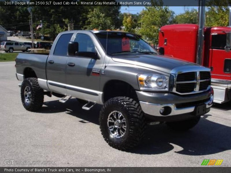 Mineral Gray Metallic / Medium Slate Gray 2007 Dodge Ram 2500 SLT Quad Cab 4x4