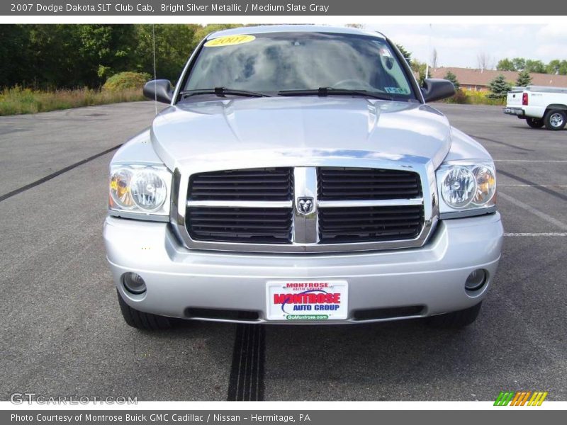 Bright Silver Metallic / Medium Slate Gray 2007 Dodge Dakota SLT Club Cab