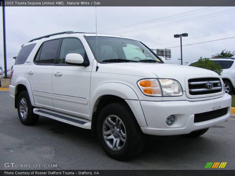 Natural White / Oak 2003 Toyota Sequoia Limited 4WD