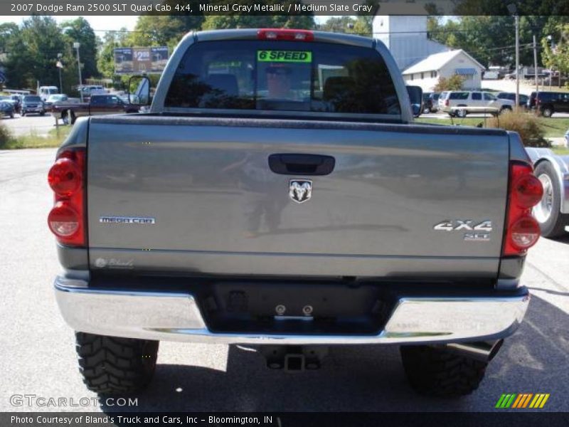 Mineral Gray Metallic / Medium Slate Gray 2007 Dodge Ram 2500 SLT Quad Cab 4x4